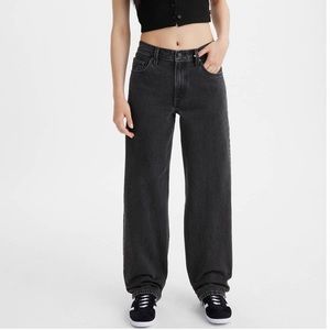 Baggy dad Levi jeans black size 27/4